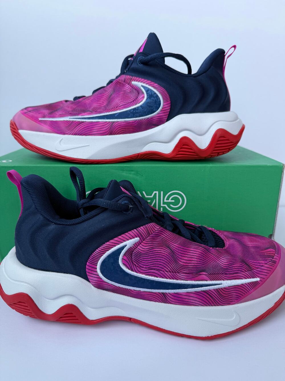Nike Giannis Immortality 4 SE GS, Red/Navy Kids 6.5Y NIB